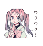 輝くネイル女子のトーク（個別スタンプ：37）