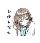 優しい保健室女子（個別スタンプ：39）