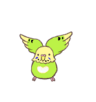 セキセイインコたちの日々（個別スタンプ：4）