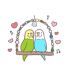 セキセイインコたちの日々（個別スタンプ：10）