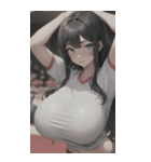 フィットネス美少女写真（個別スタンプ：3）
