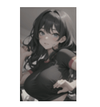 フィットネス美少女写真（個別スタンプ：15）