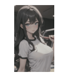 フィットネス美少女写真（個別スタンプ：19）