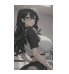 フィットネス美少女写真（個別スタンプ：23）