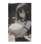 フィットネス美少女写真（個別スタンプ：25）