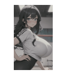 フィットネス美少女写真（個別スタンプ：27）
