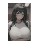 フィットネス美少女写真（個別スタンプ：37）