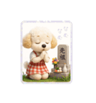 トイプードルの夏休み（個別スタンプ：12）