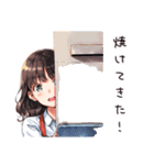 朝から元気なパン屋女子（個別スタンプ：38）
