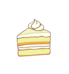 かわいいスイーツ手描きスタンプ（個別スタンプ：6）