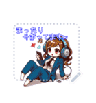 日常 ドタバタ オフィスレディ OL  (文字)（個別スタンプ：14）