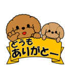 飛び出す！トイプー＆ぬいぐるみトイプー（個別スタンプ：18）