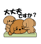 飛び出す！トイプー＆ぬいぐるみトイプー（個別スタンプ：20）