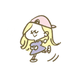 文字なし♡カラフルマリーちゃんスタンプ（個別スタンプ：1）