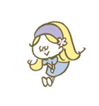 文字なし♡カラフルマリーちゃんスタンプ（個別スタンプ：2）