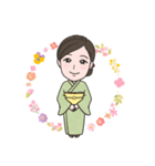 恵子のスタンプ～お着物編～（個別スタンプ：11）