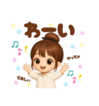 毎日使える女の子♡団子ちゃん（個別スタンプ：23）