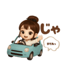 毎日使える女の子♡団子ちゃん（個別スタンプ：32）