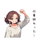 在宅女子の日常あるある（個別スタンプ：18）