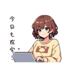 在宅女子の日常あるある（個別スタンプ：24）