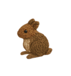 刺繍のどうぶつたち（個別スタンプ：4）