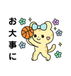 スポーツする豹①（個別スタンプ：22）