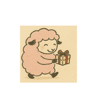 ほんわかひつじのやさしい日常（個別スタンプ：3）