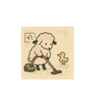 ほんわかひつじのやさしい日常（個別スタンプ：7）