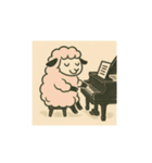ほんわかひつじのやさしい日常（個別スタンプ：8）