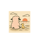 ほんわかひつじのやさしい日常（個別スタンプ：9）