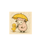 ほんわかひつじのやさしい日常（個別スタンプ：12）