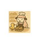 ほんわかひつじのやさしい日常（個別スタンプ：15）