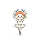 寿司バレリーナ挨拶編（個別スタンプ：2）