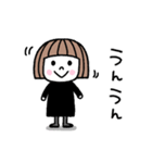 ずーっと使える♡ゆるかわ女子2（個別スタンプ：3）