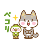 飛び出す！ 柴犬さんたちのシンプルスタンプ（個別スタンプ：9）