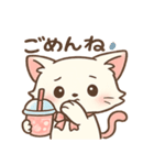 ノムニャンのふんわりピンクスタンプ（個別スタンプ：6）