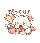 ノムニャンのふんわりピンクスタンプ（個別スタンプ：13）
