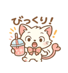 ノムニャンのふんわりピンクスタンプ（個別スタンプ：17）
