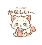 ノムニャンのふんわりピンクスタンプ（個別スタンプ：19）