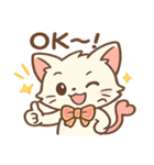 ノムニャンのふんわりピンクスタンプ（個別スタンプ：24）