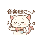 ノムニャンのふんわりピンクスタンプ（個別スタンプ：32）