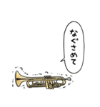 無気力トランペット（個別スタンプ：28）