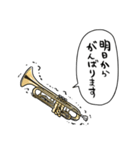無気力トランペット（個別スタンプ：40）