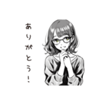 翻訳女子のつぶやき（個別スタンプ：7）