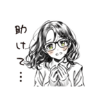 翻訳女子のつぶやき（個別スタンプ：35）
