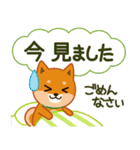 柴犬「ムサシ」61 あると便利な敬語（個別スタンプ：29）