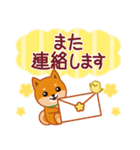 柴犬「ムサシ」61 あると便利な敬語（個別スタンプ：35）
