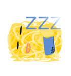 絵を描こう 金糸の携帯電話（個別スタンプ：10）