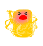 絵を描こう 金糸の携帯電話（個別スタンプ：11）