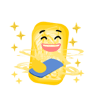 絵を描こう 金糸の携帯電話（個別スタンプ：20）